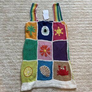 Pitusa Crochet Beach Cover up (S)